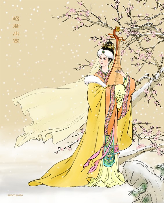 Lady Wang Zhaojun and her Pipa (Photo: Shenyun.com)